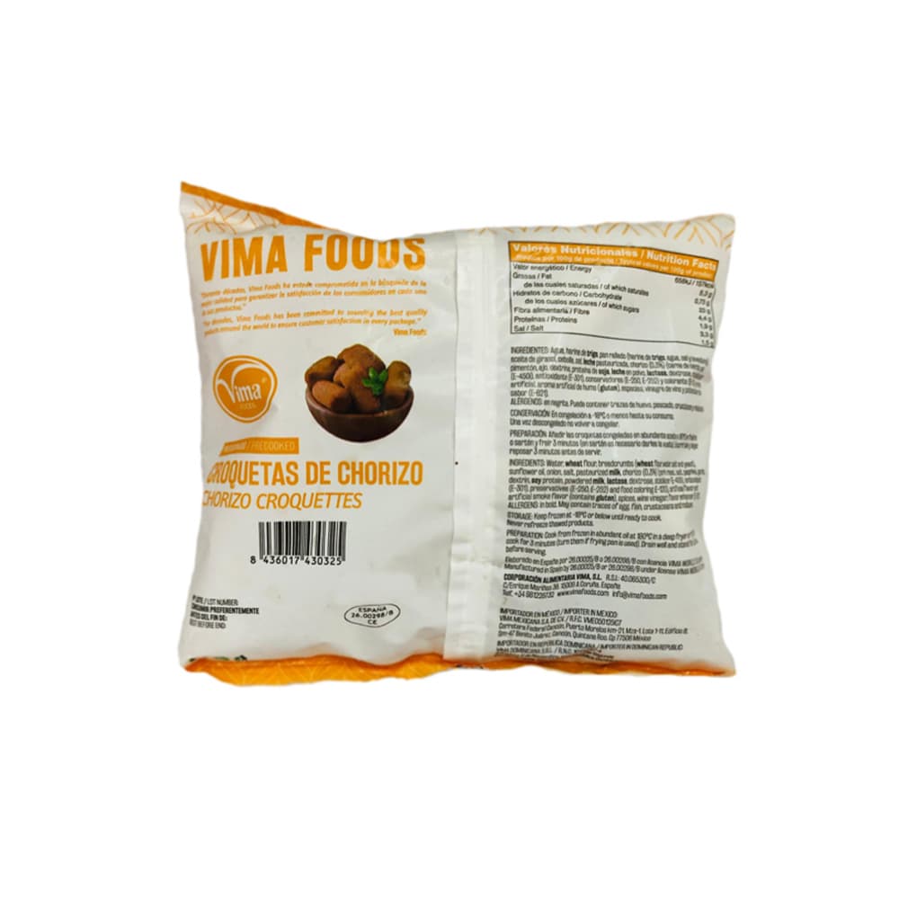 Croquetas de bacalao Vima Foods (500 g / 1.1 lb) - Miniatura 2