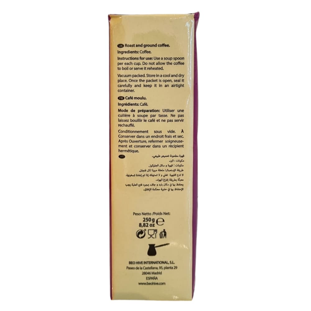 Café molido natural Beo Hive (250 g / 8.82 oz) - Miniatura 3