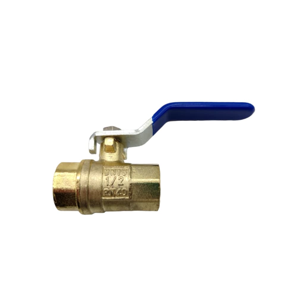 Llave de jardín de zinc con mango azul de 1/2" S.P.C - Imagen 1