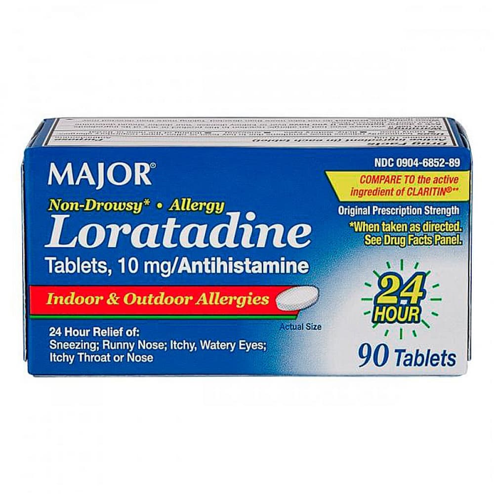 Loratadina 10 mg Major (90 tabletas) - Imagen 1