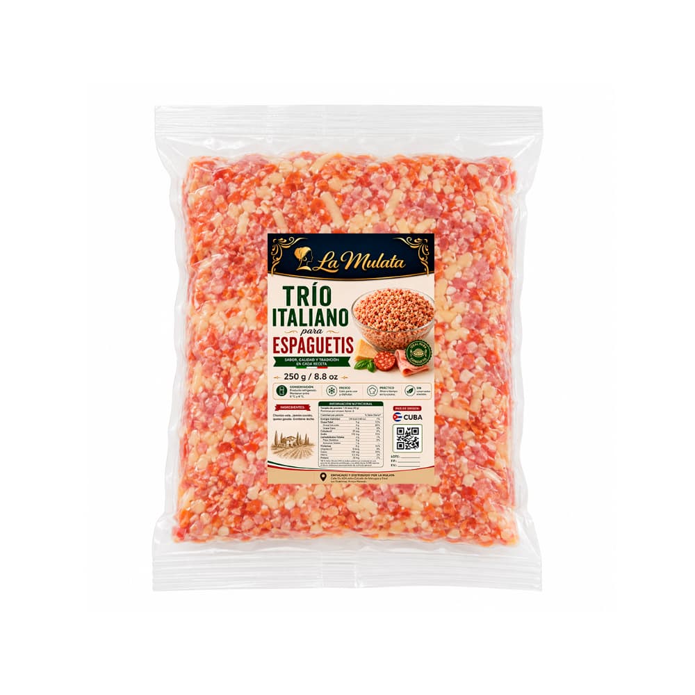 Trío italiano para espaguetis La Mulata (250 g / 8.8 oz) - Miniatura 1