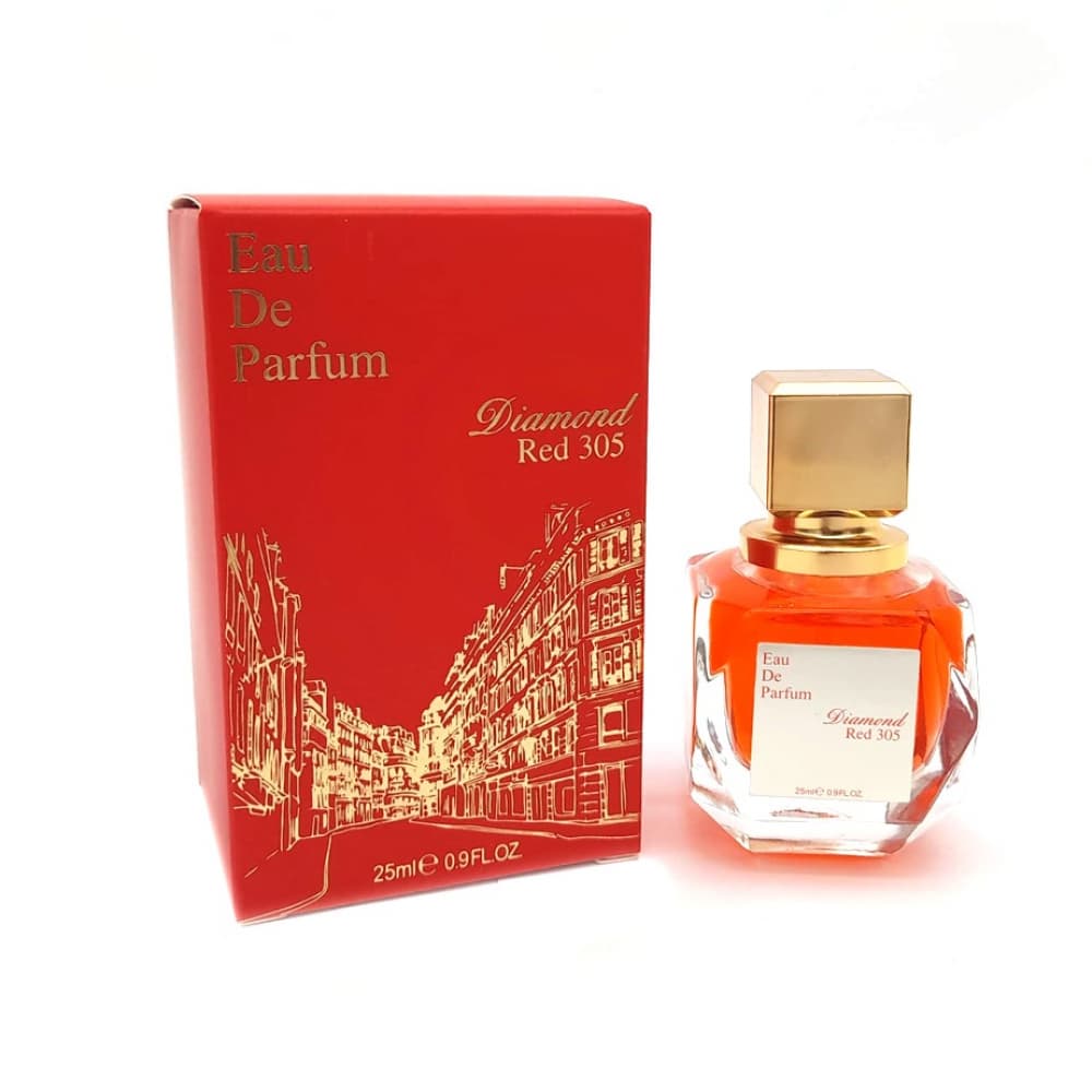 Eau de parfum para mujer con spray Diamond Red 305 (25 ml) - Imagen 1