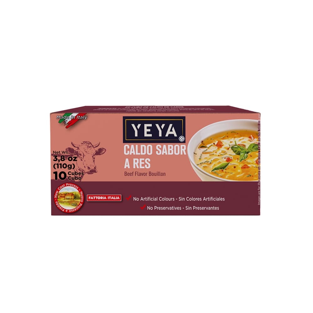 Caldo sabor a res YEYA (110 g / 3.8 oz) - Imagen 1