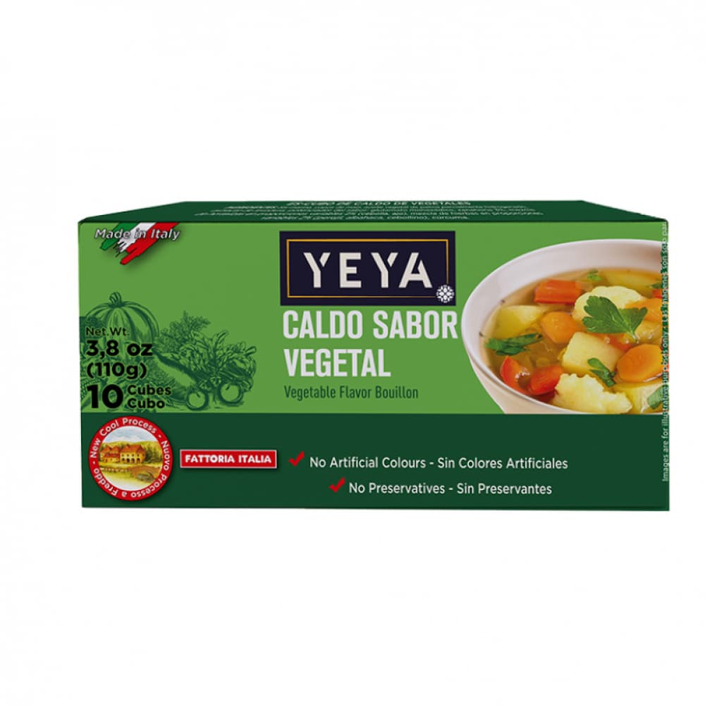Caldo sabor vegetal YEYA (110 g / 3.8 oz) - Imagen 1