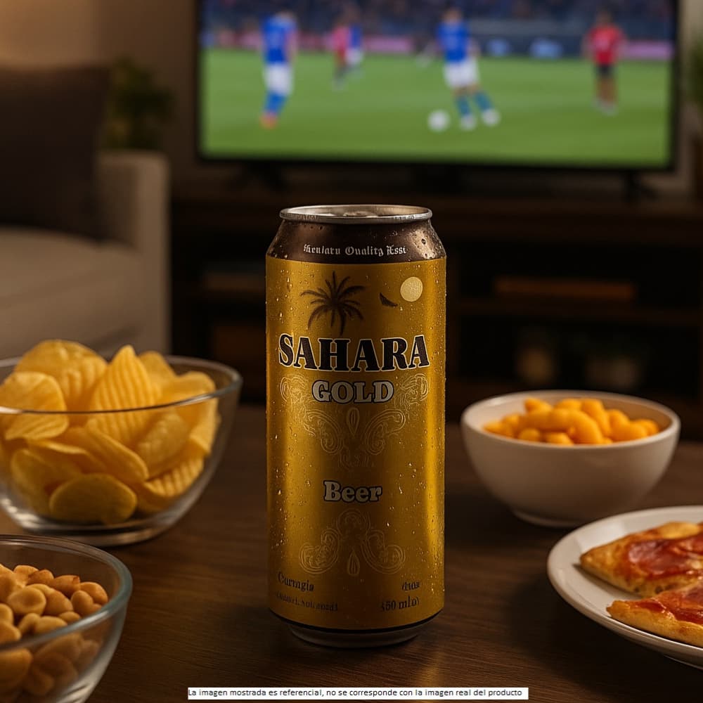 Cerveza Sahara Gold (500 ml / 17.64 oz) - Miniatura 4