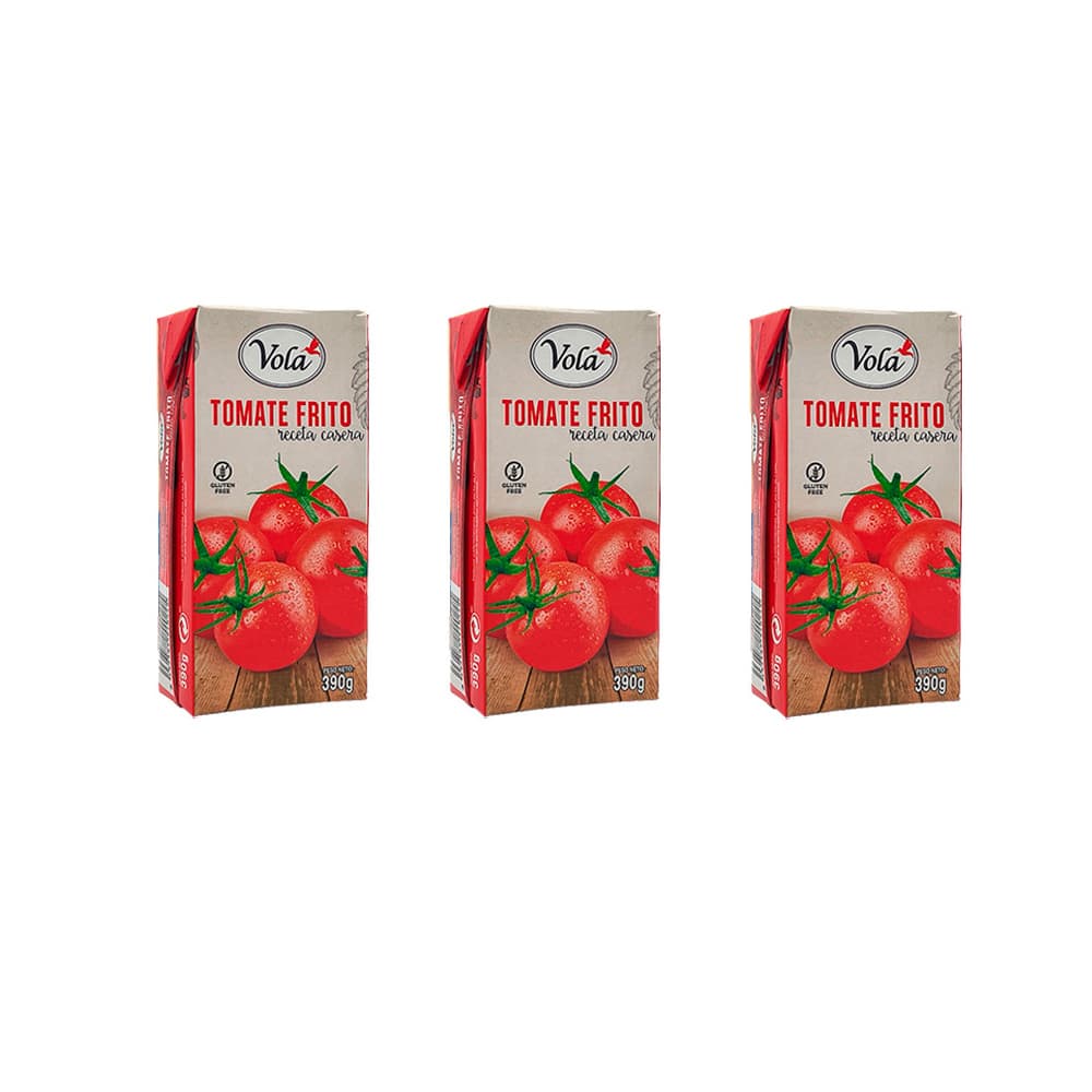 Tomate frito Vola (3 x 390 g / 13.75 oz) - Imagen 1