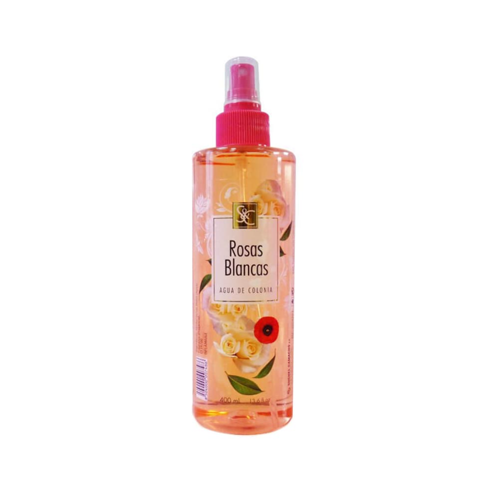 Agua de colonia para mujeres Rosas Blancas S&C (400 ml) - Imagen 1