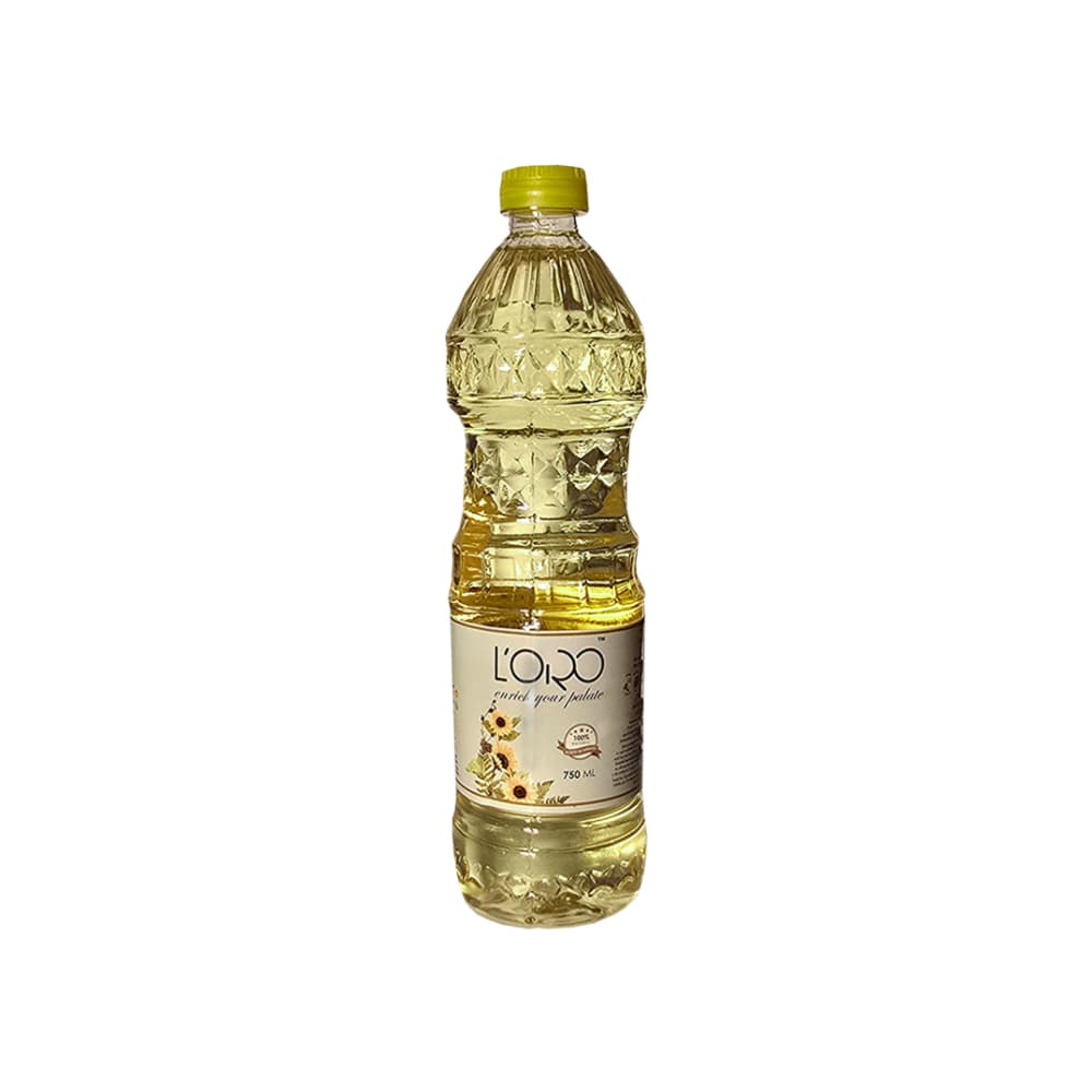 Aceite de girasol refinado L'ORO (750 ml) - Miniatura 2