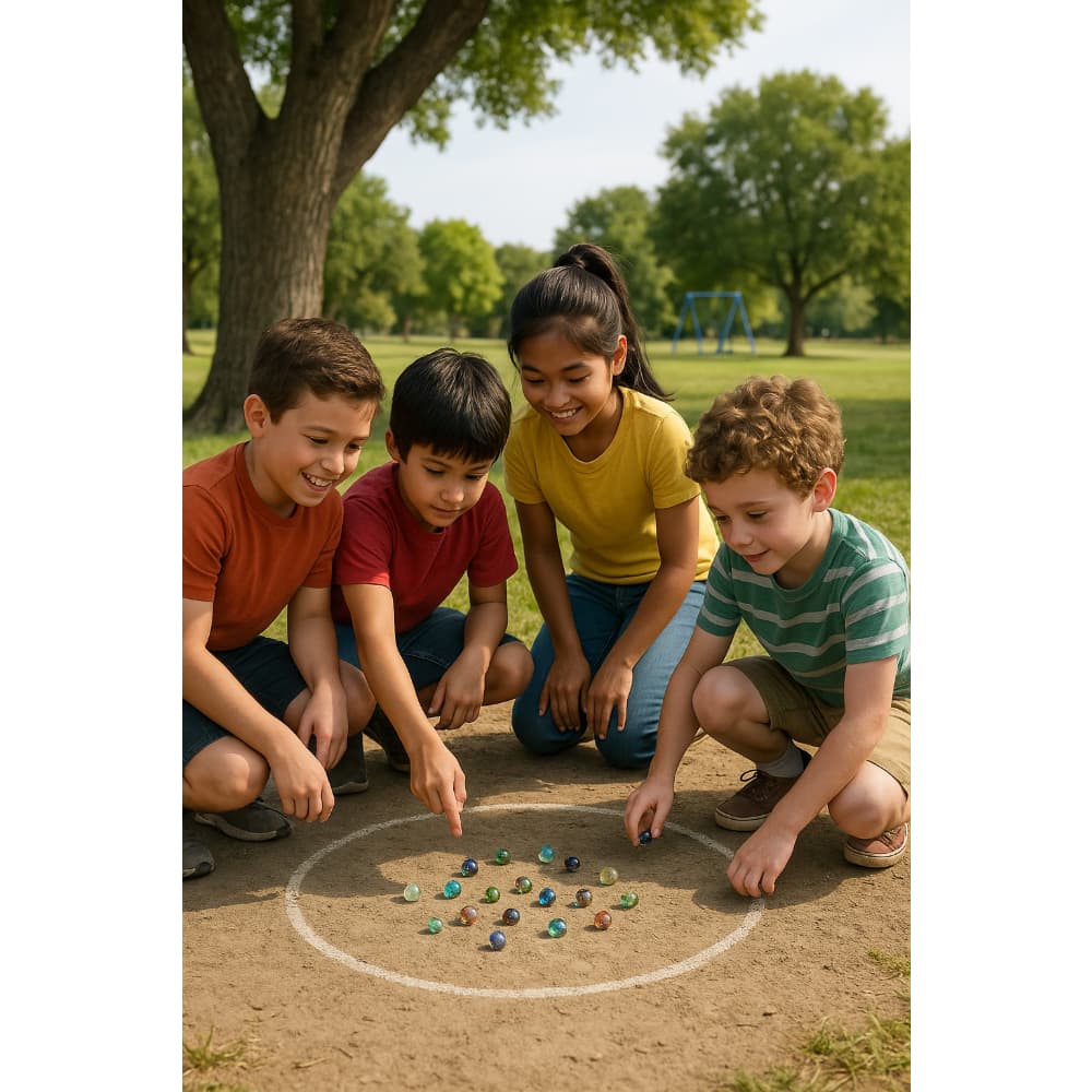 Juego de canicas de cristal Segolike (50 U) - Miniatura 4