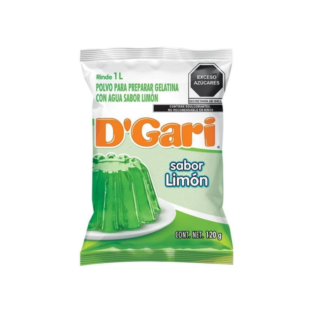 Gelatina de sabor limón D'Gari (120 g / 4.23 oz) - Miniatura 3