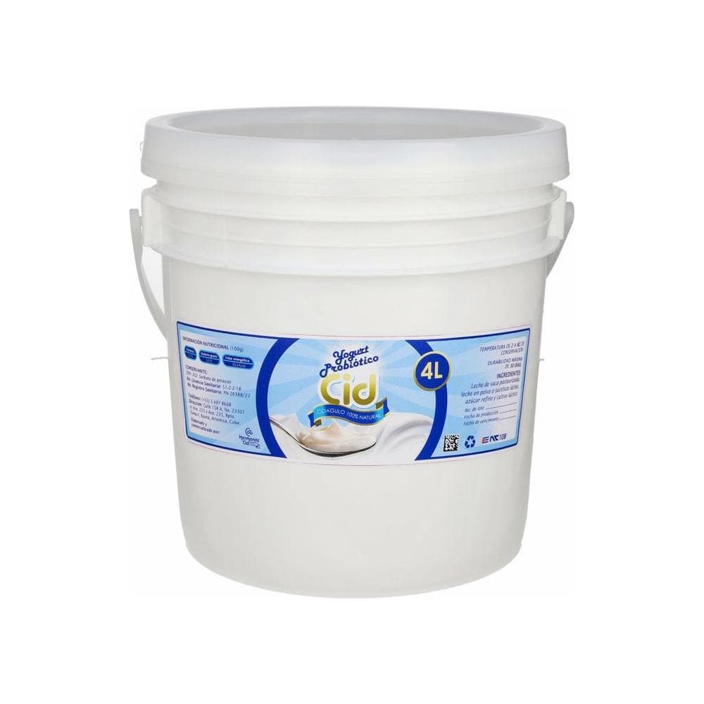 Yogurt probiótico 100 % natural Cid (4 L) - Miniatura 1