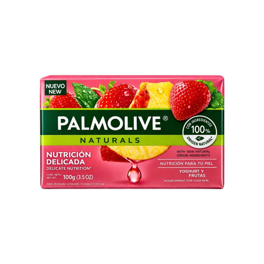 Jabón humectante de yogurt y frutas Palmolive (100 g / 3.5 oz) - Miniatura 1