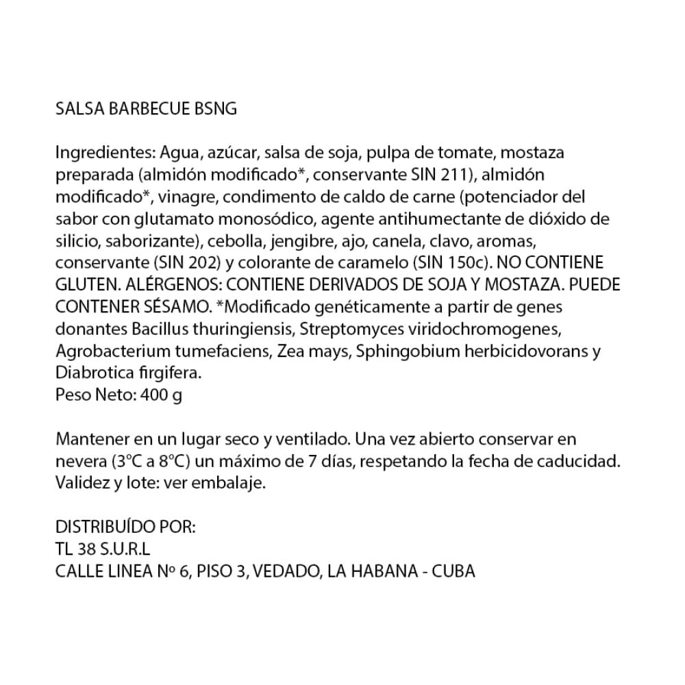 Salsa barbacoa Predilecta (400 g / 14.1 oz) - Miniatura 4
