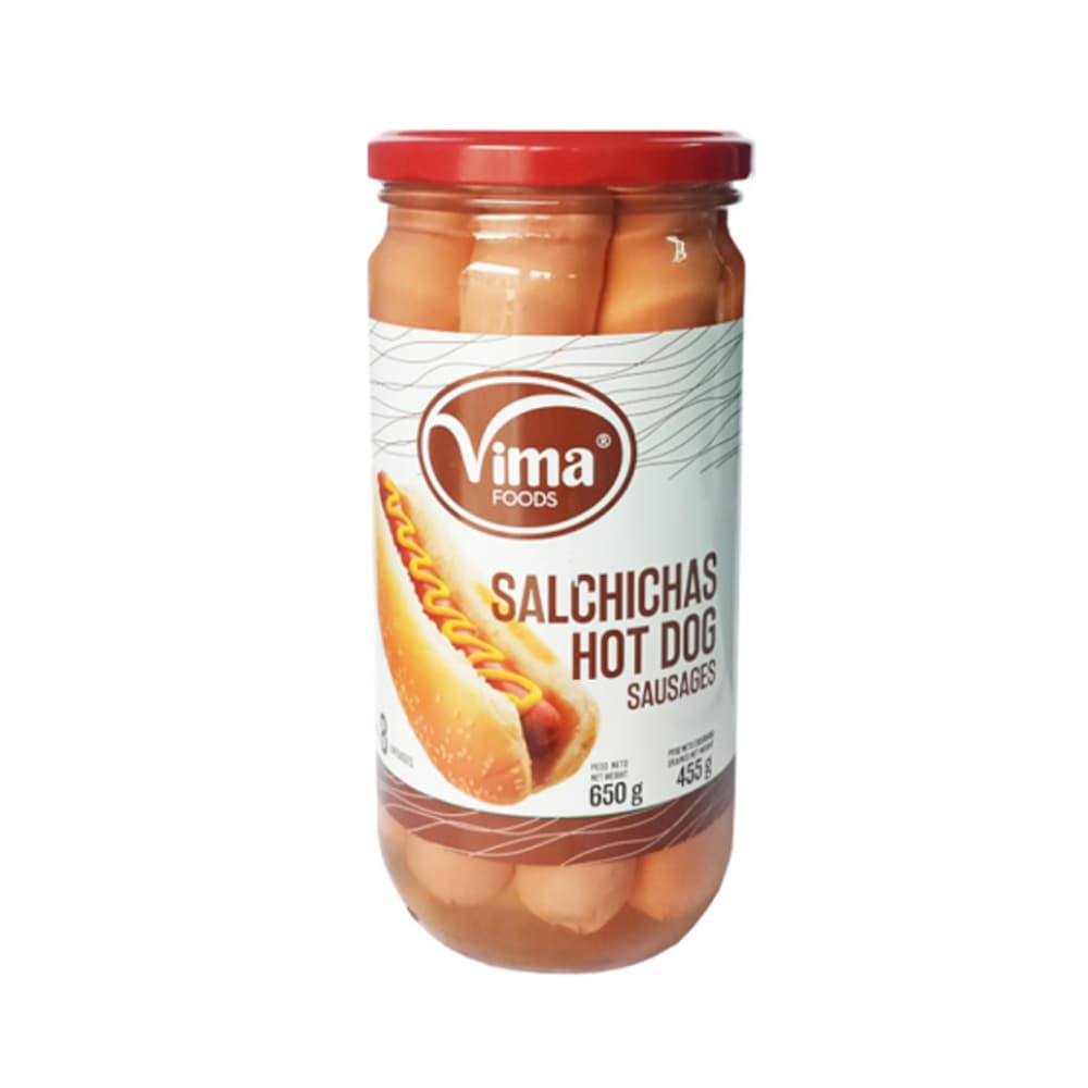 Salchichas hot dog Vima Foods (650 g / 1.43 lb) - Imagen 1