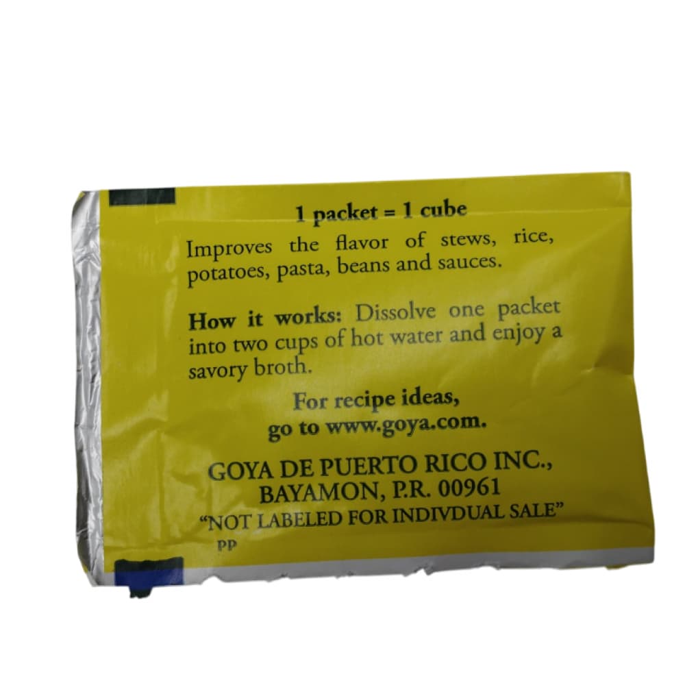 Cubito en polvo de caldo con sabor a pollo Goya (10 g) - Miniatura 2