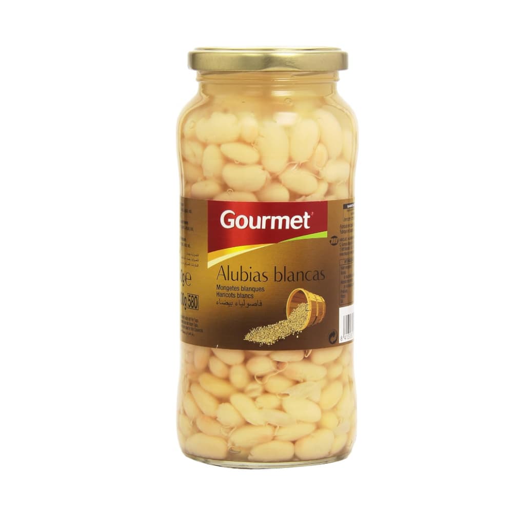 Alubias blancas cocidas Extra Gourmet (540 g / 1.19 lb) - Imagen 1