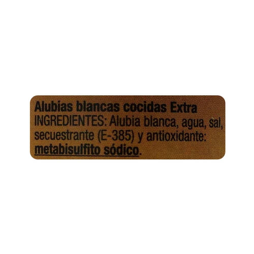 Alubias blancas cocidas Extra Gourmet (540 g / 1.19 lb) - Miniatura 3