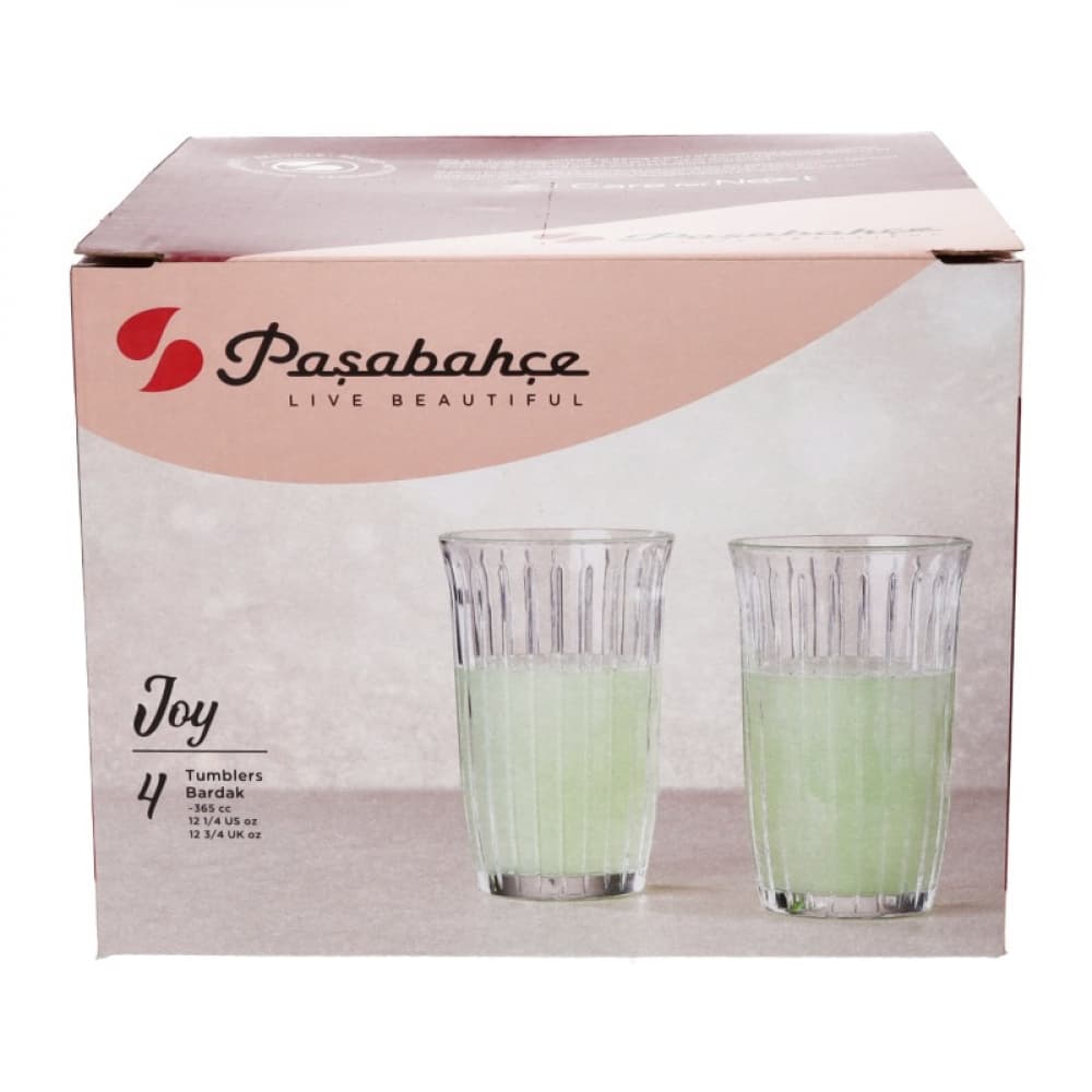 Vaso largo para bebidas 365 CC JOY Pasabahce (4 U) - Miniatura 2