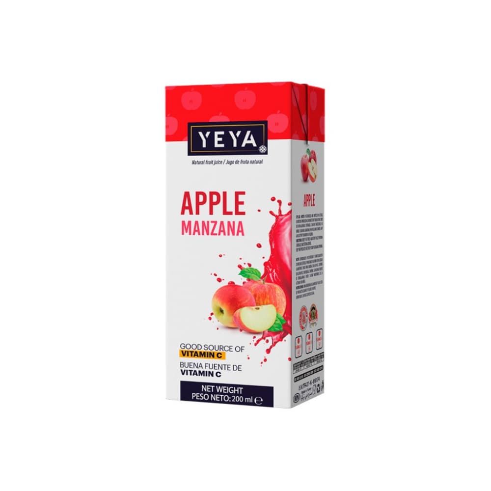 Bebida saborizada sabor manzana Yeya (200 ml) - Miniatura 4