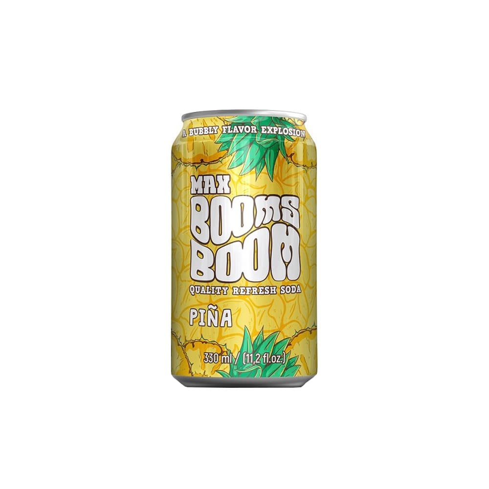 Refresco de piña Max Booms Boom (330 ml) - Imagen 1