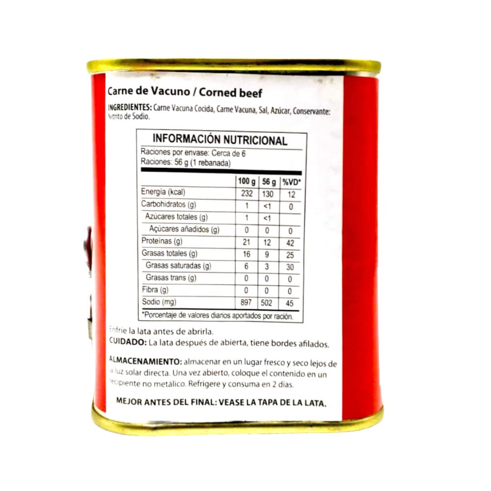 Carne de vacuno en conserva - tipo carne rusa - Pampeano (340 g / 11.99 oz) - Miniatura 2