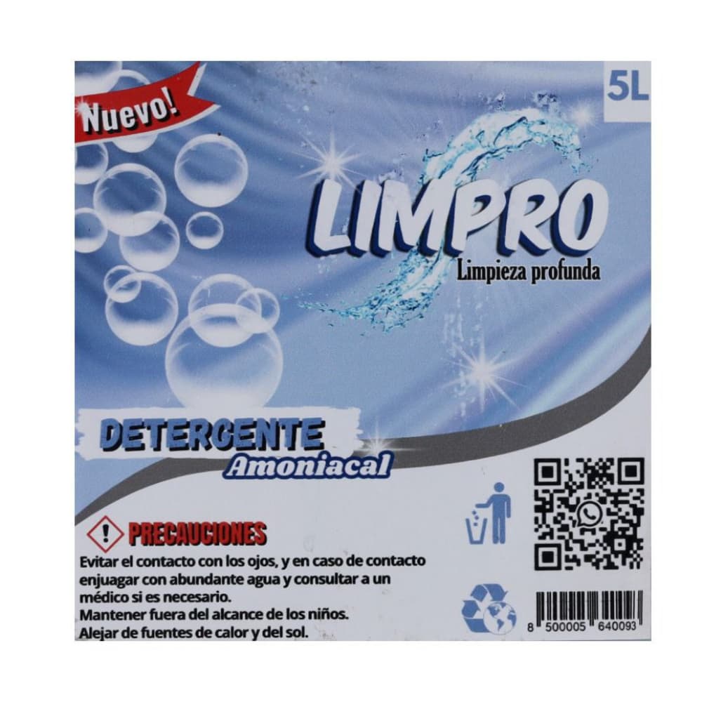 Detergente amoniacal Limpro (5 L) - Miniatura 2