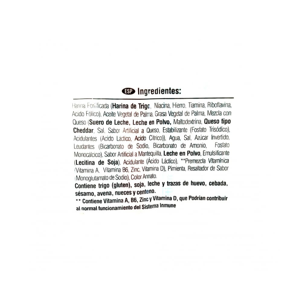 Galletas saladas sabor queso y mantequilla Saltines Dux Noel (22.5 g) - Miniatura 3