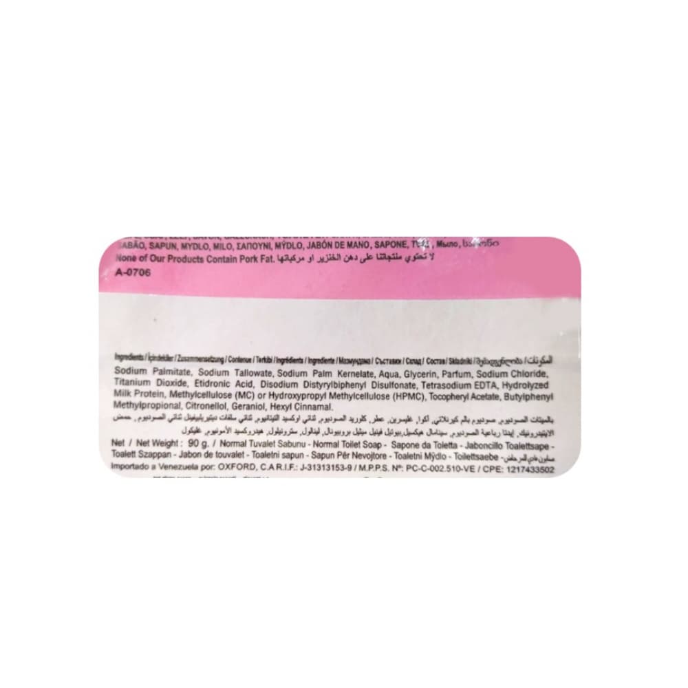 Jabón de tocador rosa y leche Dex (60 g / 2.11 oz) - Miniatura 2