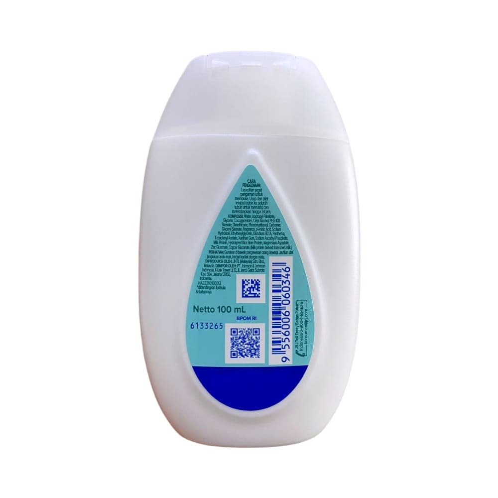 Loción de leche y arroz para bebé Johnson's (100 ml) - Miniatura 2