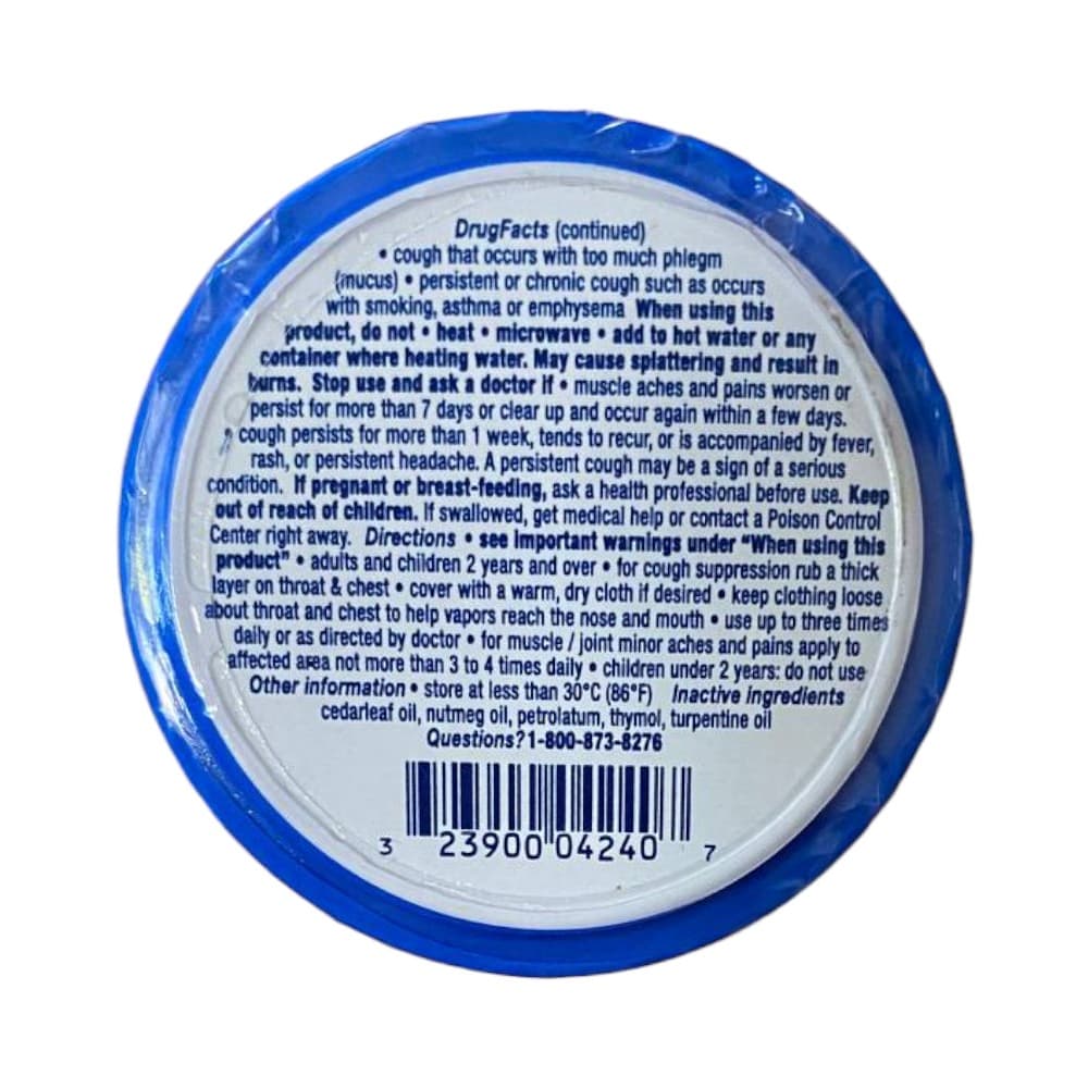 Vaporub ungüento Vicks (12 g) - Miniatura 2