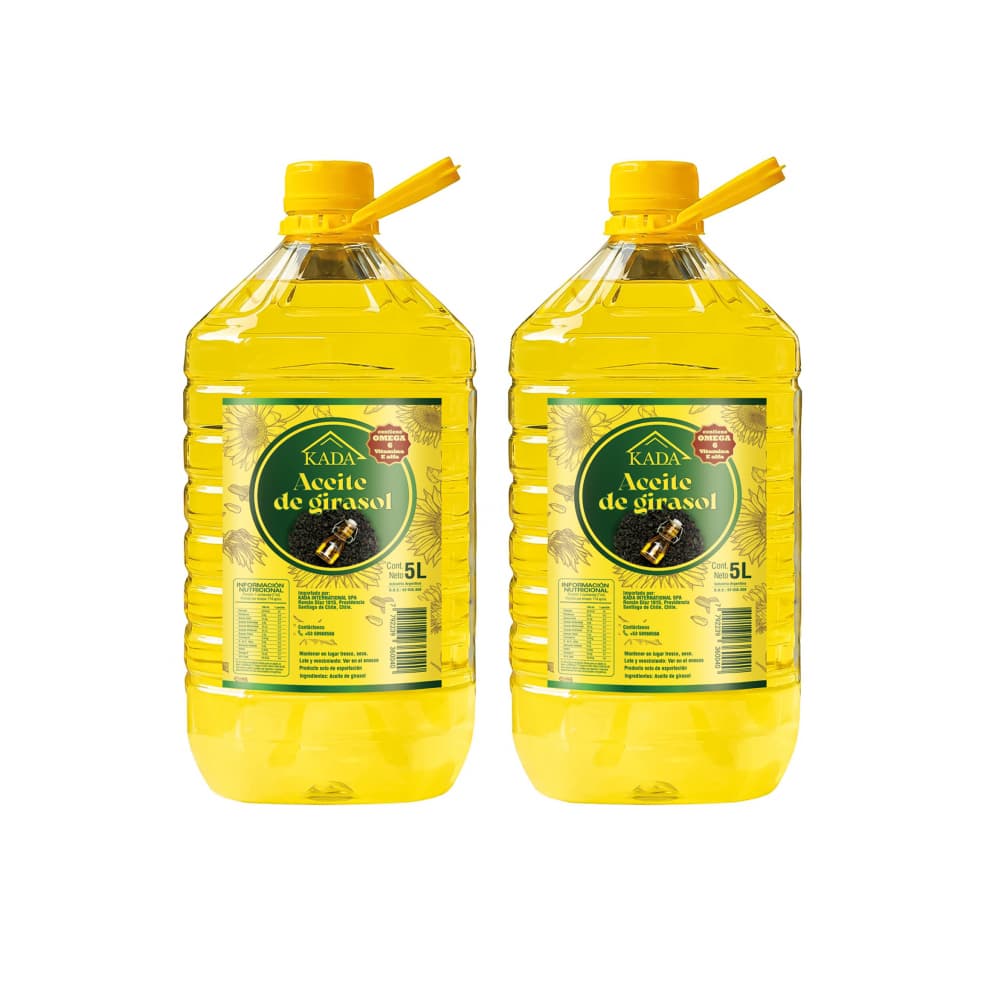 Aceite de girasol Kada (2 x 5 L) - Imagen 1