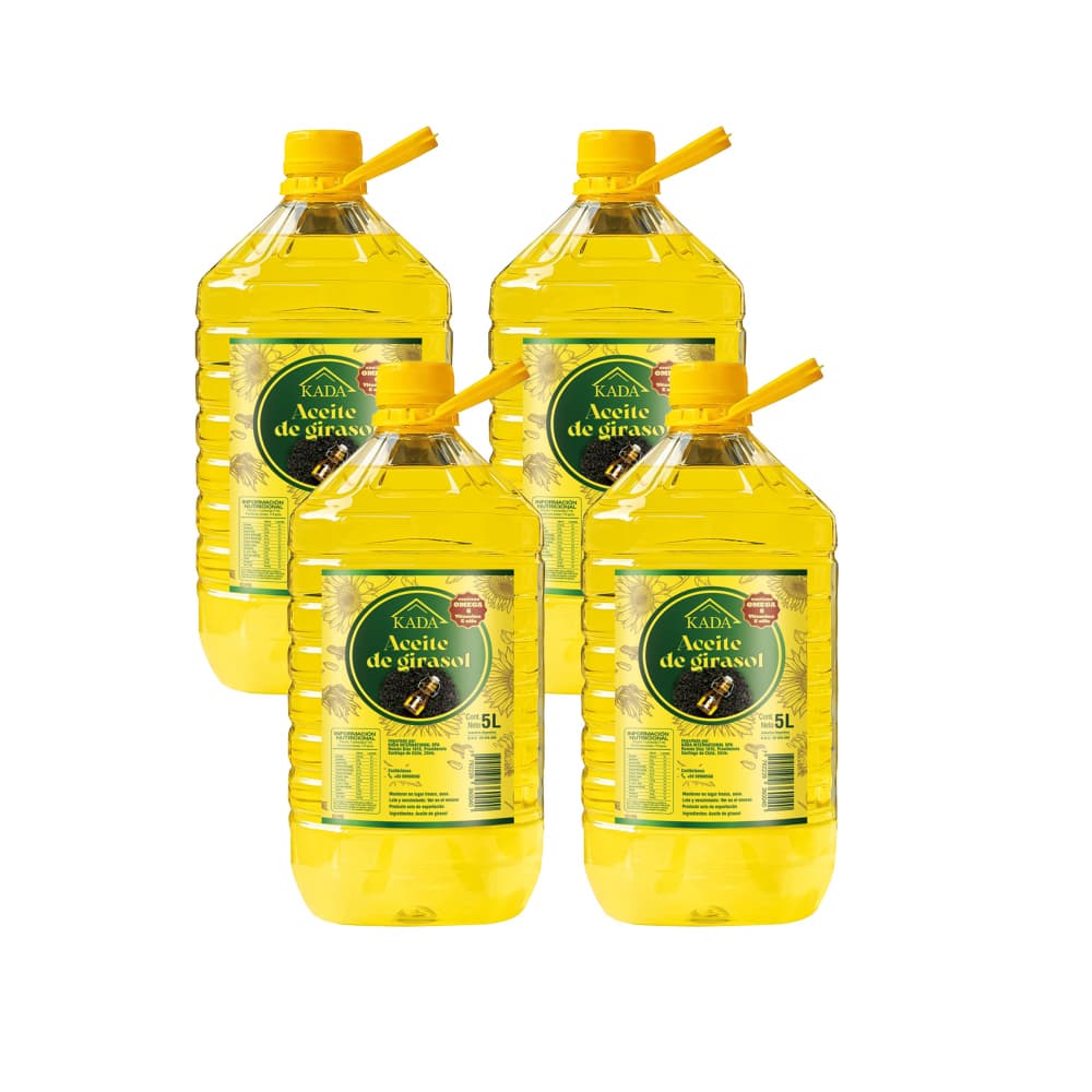 Aceite de girasol Kada (4 x 5 L) - Imagen 1