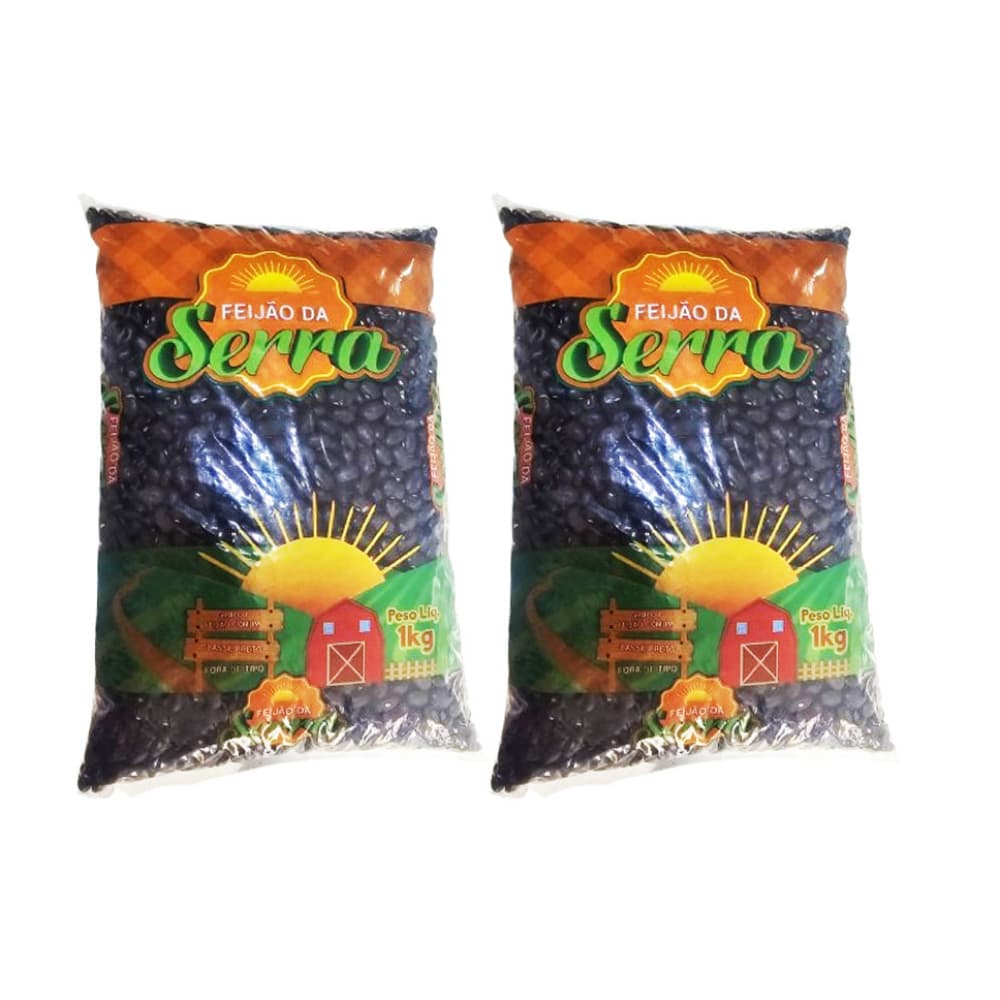 Frijoles negros Serra (2 x 1 kg / 2.2 lb) - Imagen 1