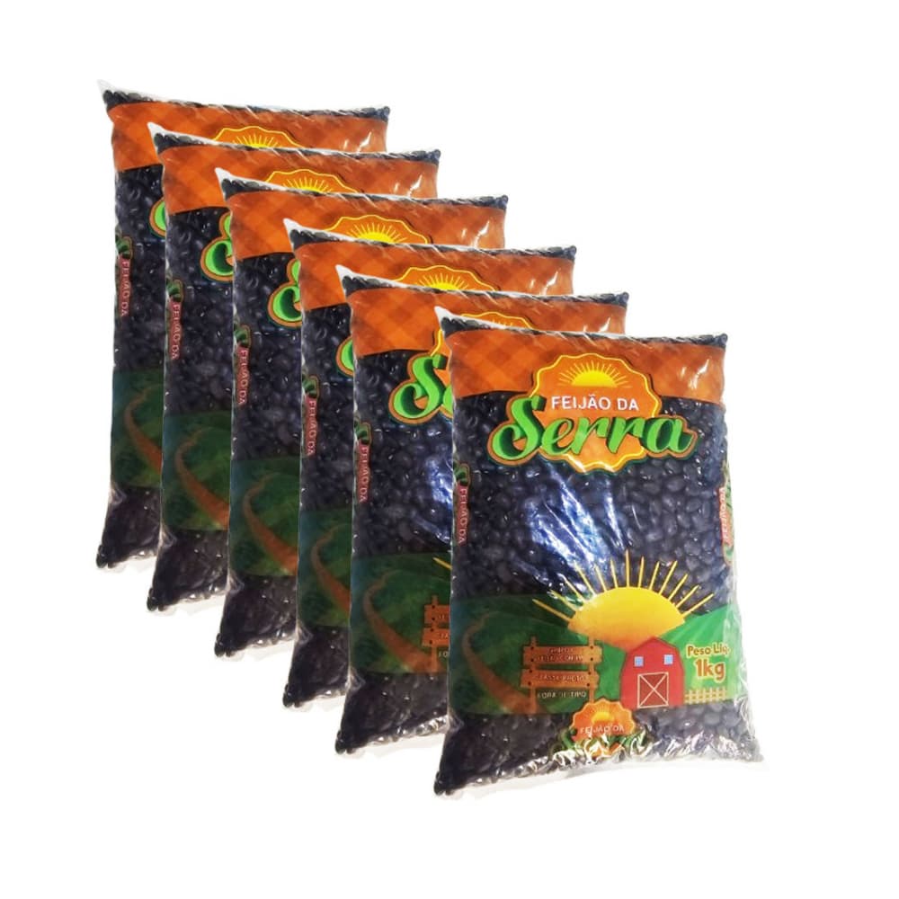 Frijoles negros Serra (6 x 1 kg / 2.2 lb) - Imagen 1