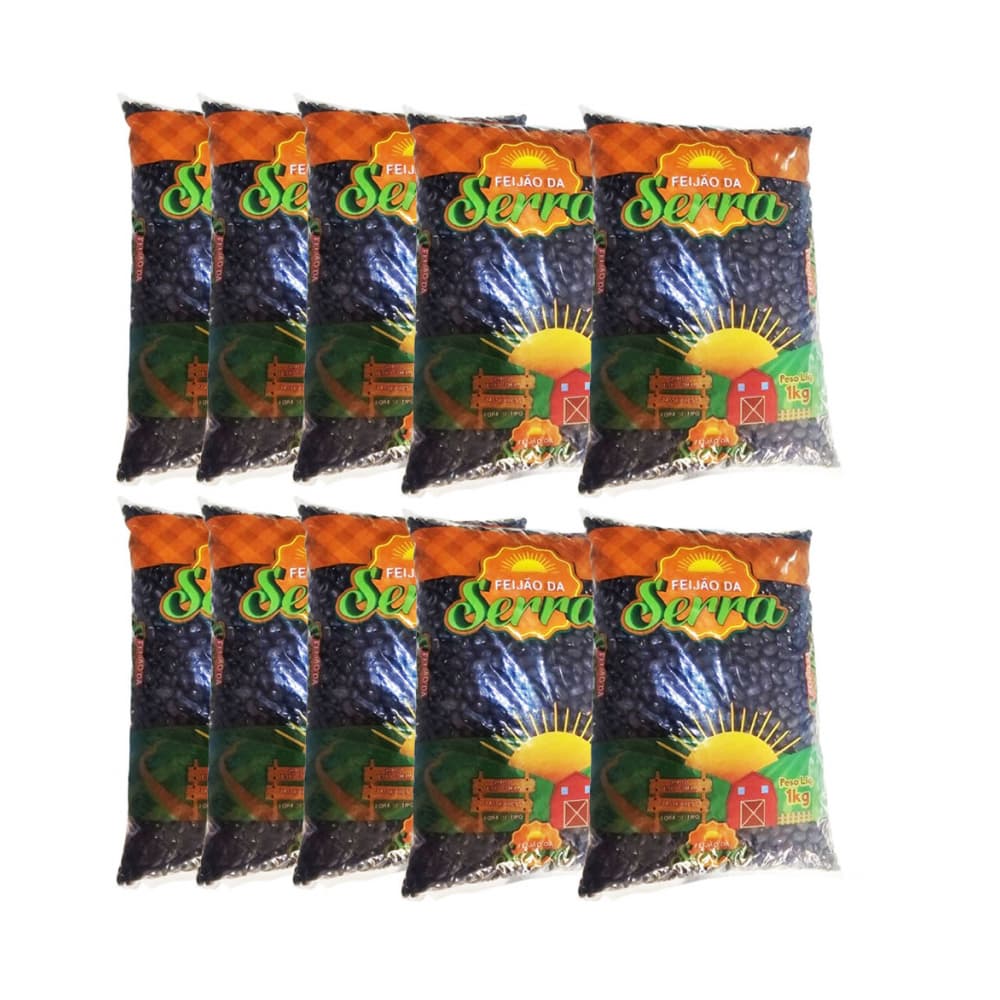 Frijoles negros Serra (10 x 1 kg / 2.2 lb) - Imagen 1