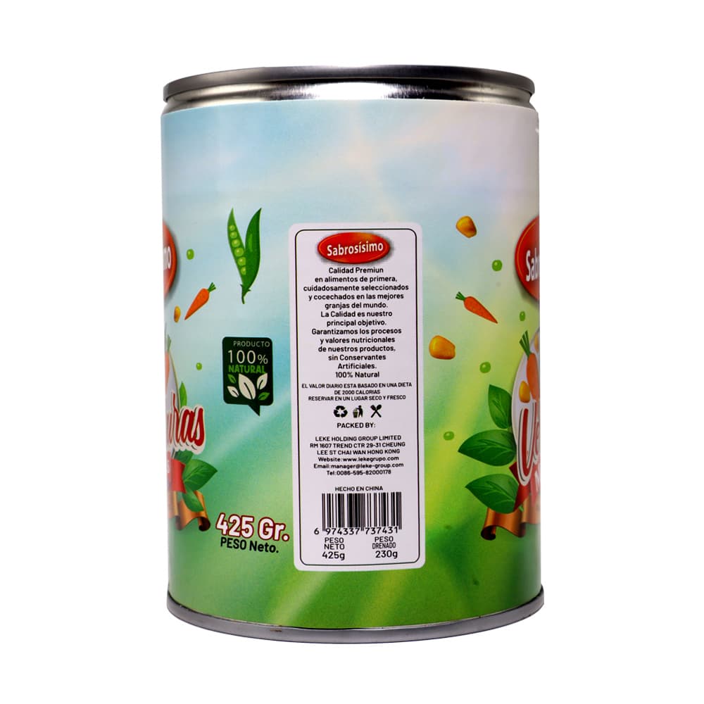 Verduras mixtas Sabrosísimo (425 g / 15 oz) - Miniatura 2