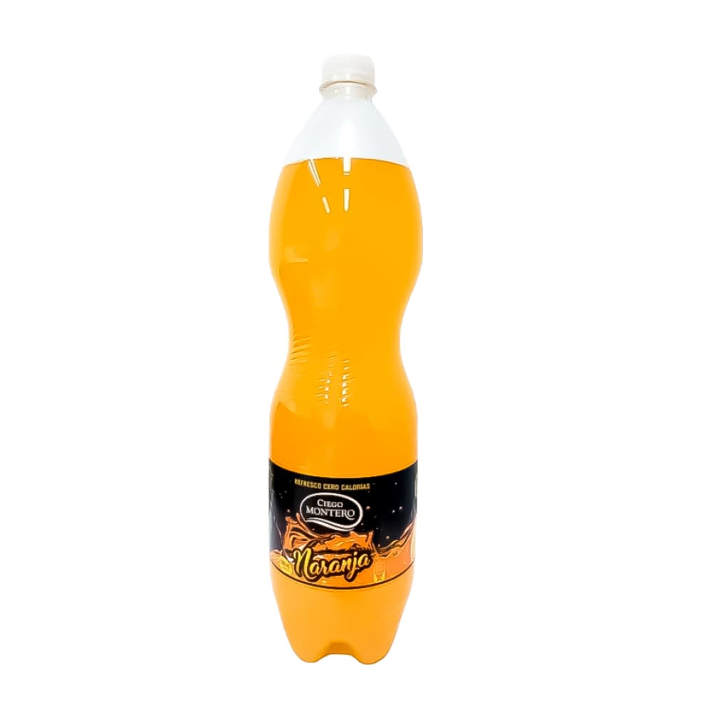 Refresco sabor naranja cero calorías Ciego Montero (1500 ml) - Imagen 1