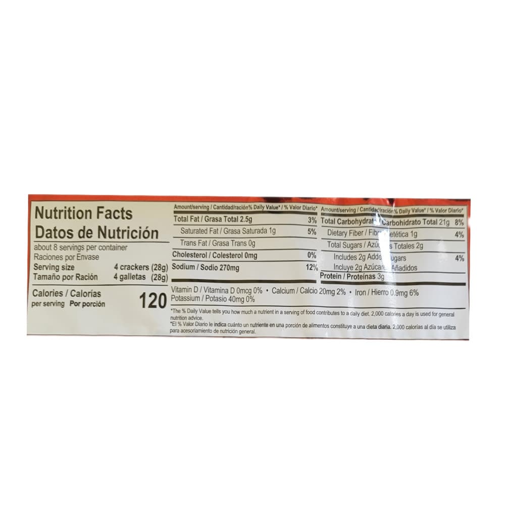 Galletas saladas tradicionales Saltines Goya (220 g / 7.76 oz) - Miniatura 4