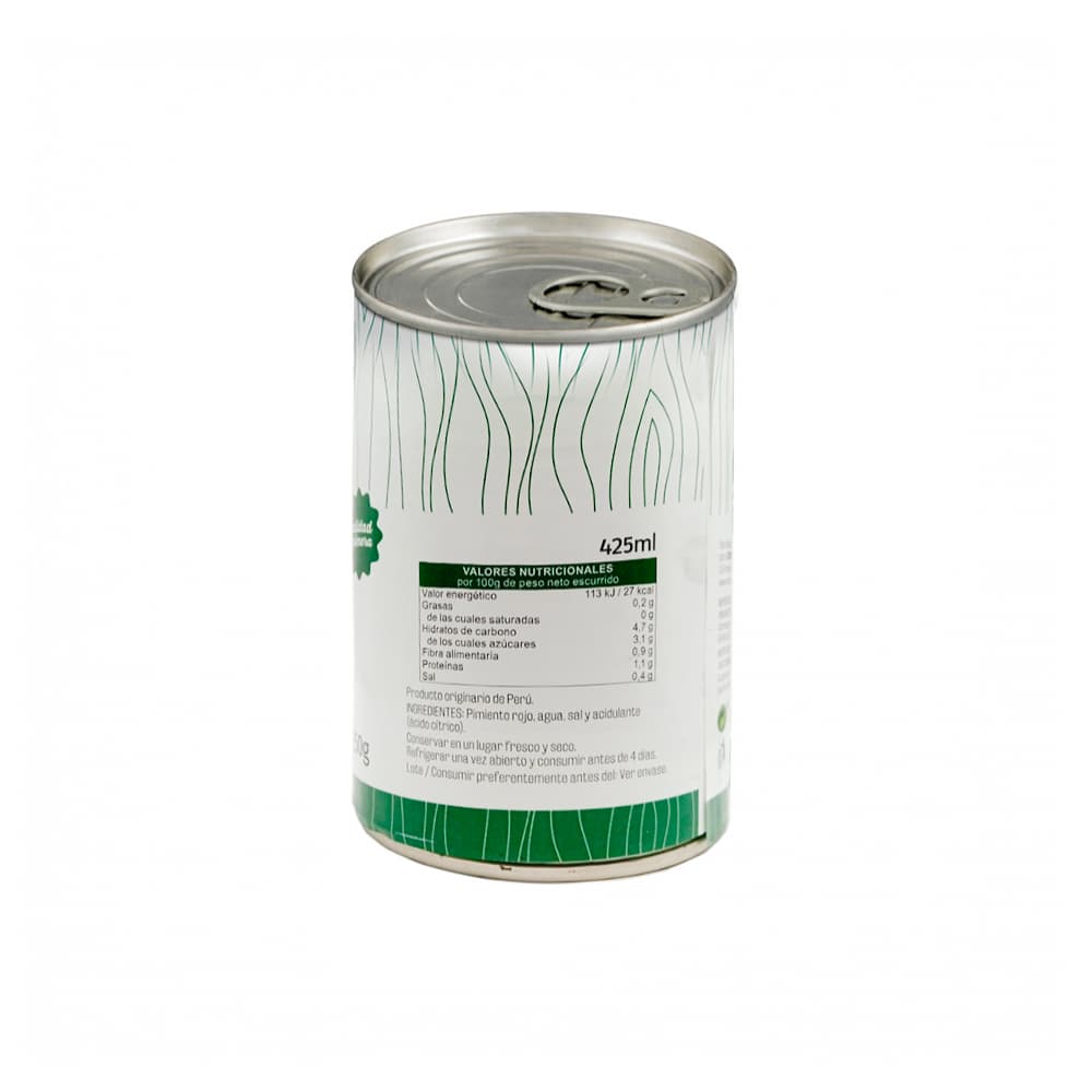 Pimiento rojo entero natural Vima Foods (390 g / 13.75 oz) - Miniatura 2