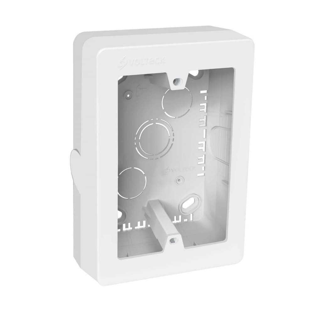 Caja de contactos para canaleta 3" x 5" blanca Volteck - Imagen 1