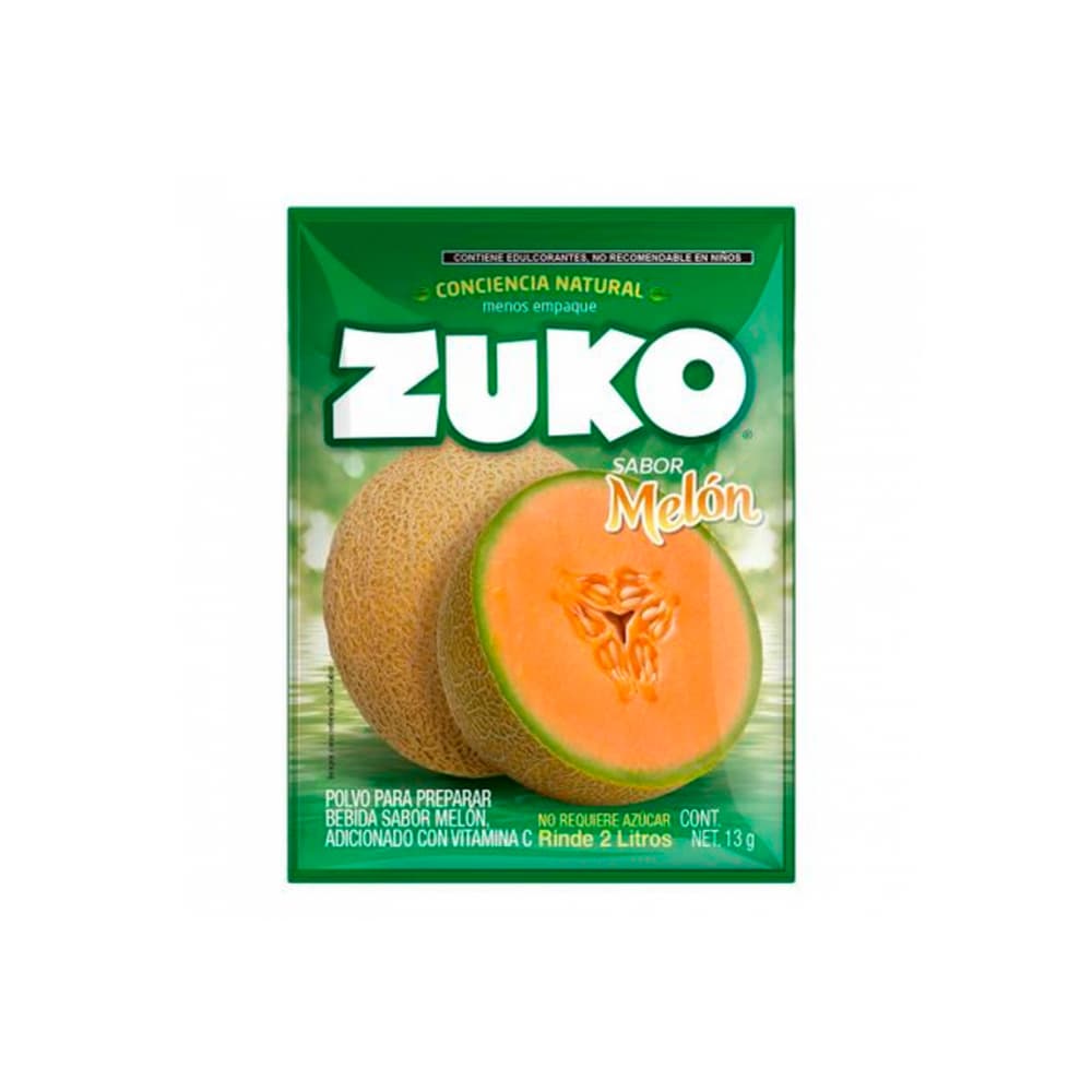 Refresco instantáneo sabor melón Zuko (13 g) - Imagen 1