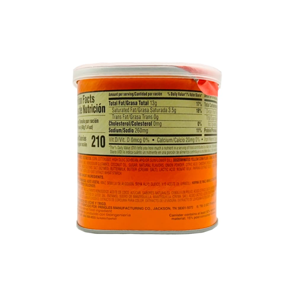 Papas fritas sabor queso cheddar Pringles (40 g / 1.41 oz) - Miniatura 2