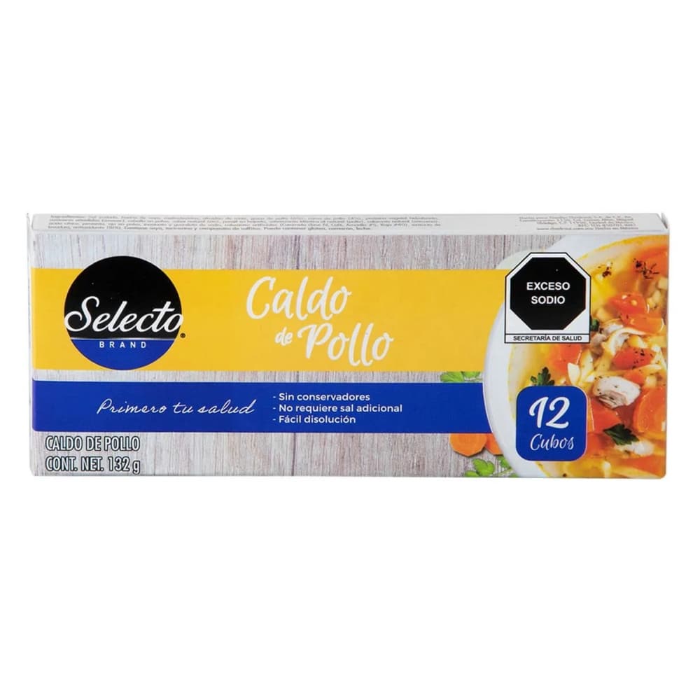 Caldo de pollo Selecto Brand (132 g / 4.66 oz) - Miniatura 1