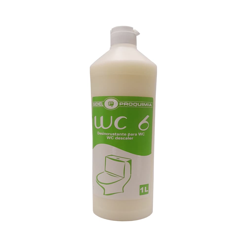 Limpiador WC-6 desincrustante para inodoros Suchel Proquimia (1 L) - Imagen 1