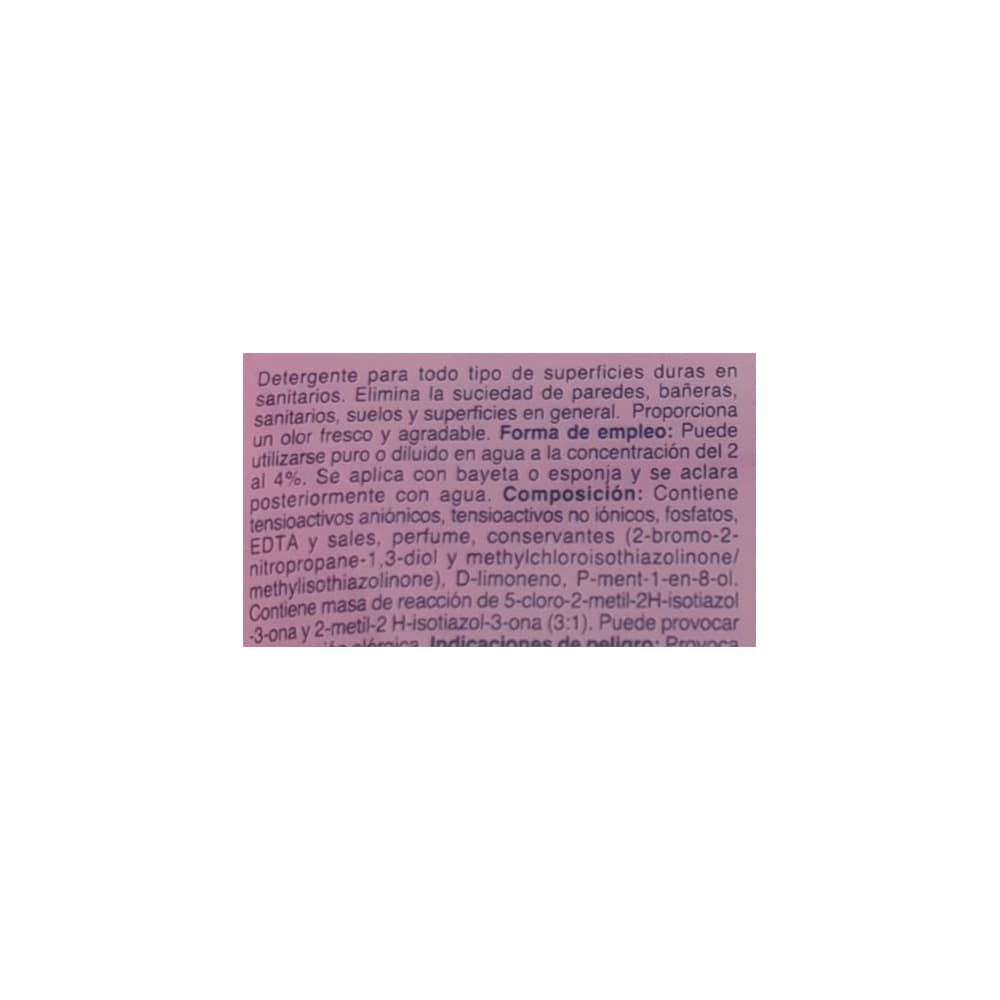 Detergente para baños Sanibrill Suchel Proquimia (2 kg / 4.40 lb) - Miniatura 3