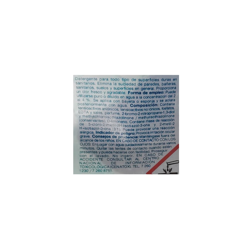 Detergente para baños con triple acción Netcal Suchel Proquimia (2 kg / 4.40 lb) - Miniatura 3