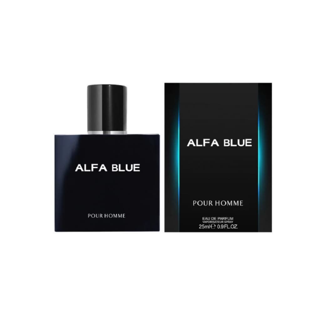 Eau de parfum para hombre con spray Alfa Blue (25 ml) - Imagen 1