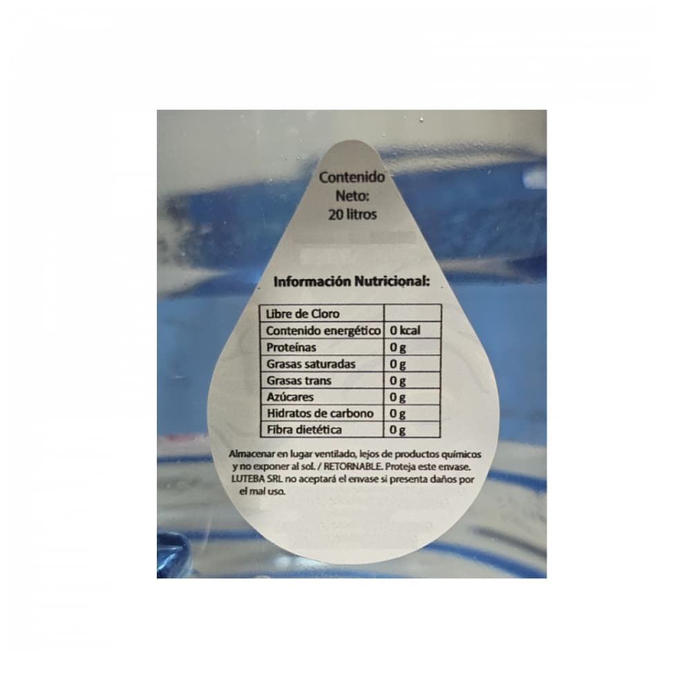 Recambio de agua purificada -no incluye el botellón- producto retornable Recompensa (20 L) - Miniatura 2