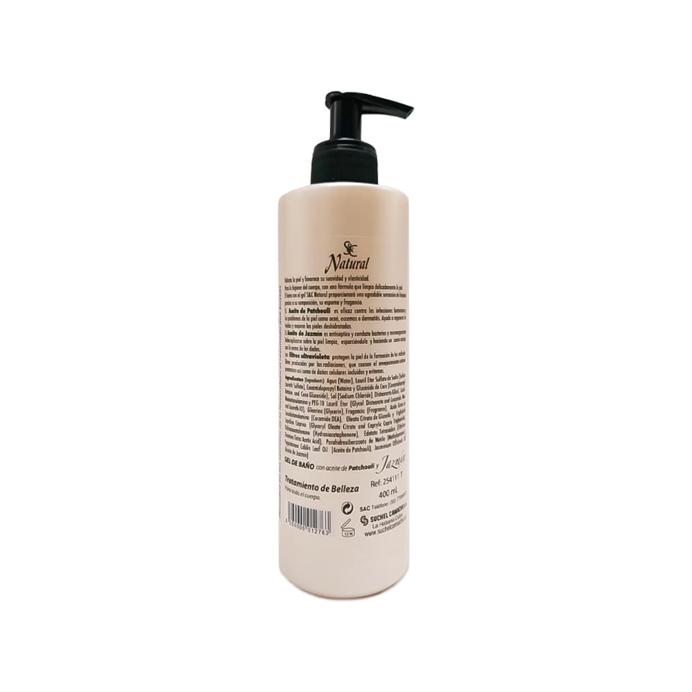 Gel de baño con aceite de pachulí y jazmín Natural S&C (400 ml / 13.5 oz) - Miniatura 2