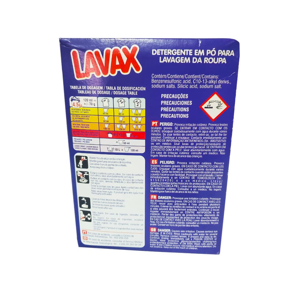Detergente en polvo Lavax (400 g / 14.1 oz) - Miniatura 2